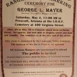 Grave marking flyer