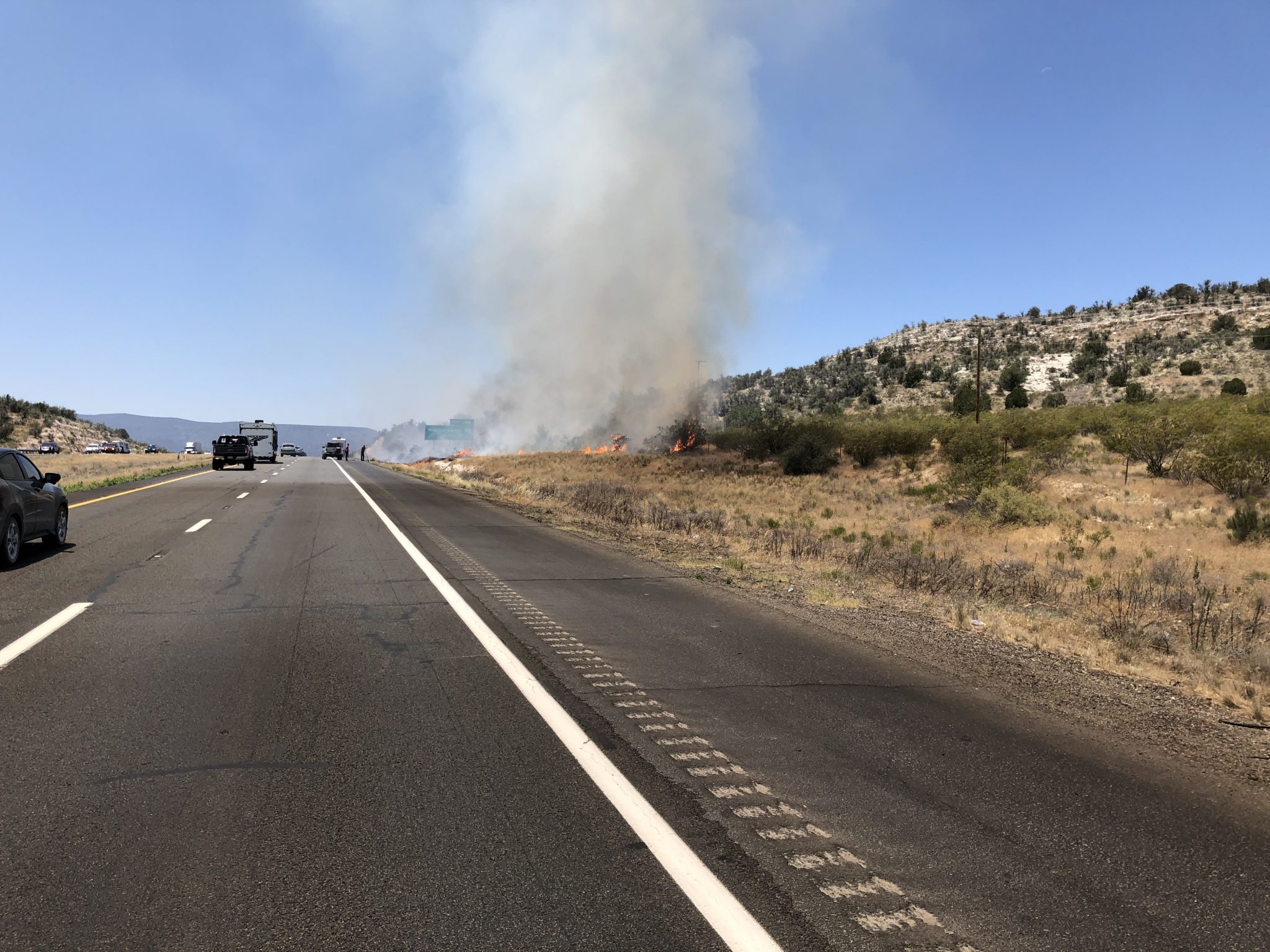 Copper Canyon Fire respond to fire on I-17 | MyRadioPlace