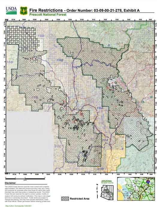 Stage 2 Fire Restrictions Underway In Yavapai And Coconino Counties 