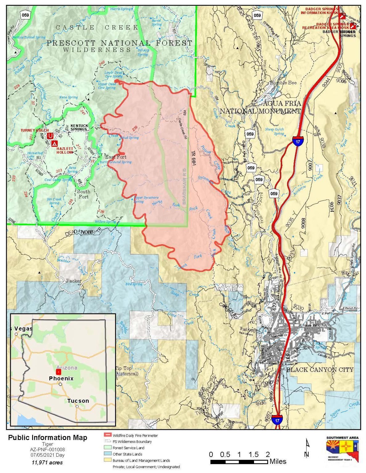 Tiger Fire Update 7-am 7-6-21/Press Release Attached | MyRadioPlace