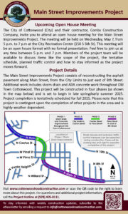 main street improvements notification flier 1