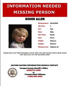 missing 2 year old