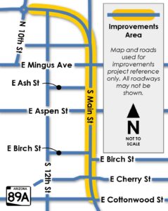 map main street improvements project substantially complete