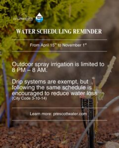 prescott watering schedule