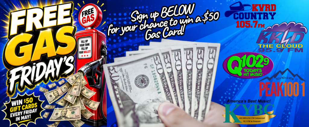 sign up for your chance to win $50 gas cards each friday in may! (6)