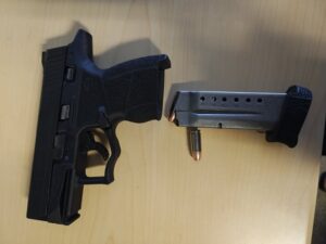 page police gun seized