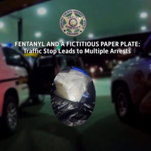 ycso fake plate arrest