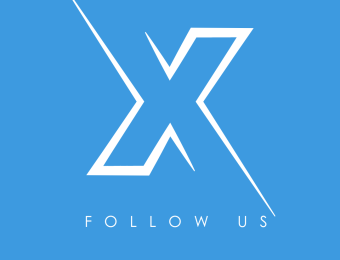 x follow us